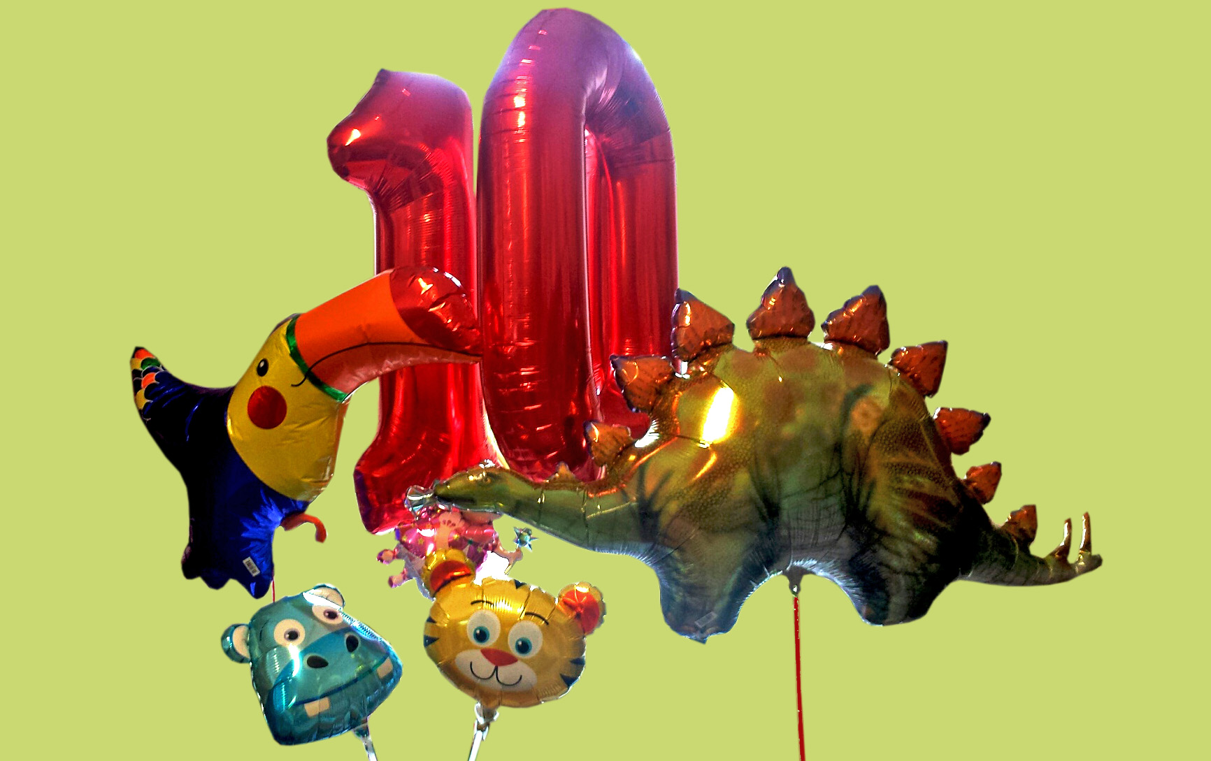 Heliumballons, Folienballons